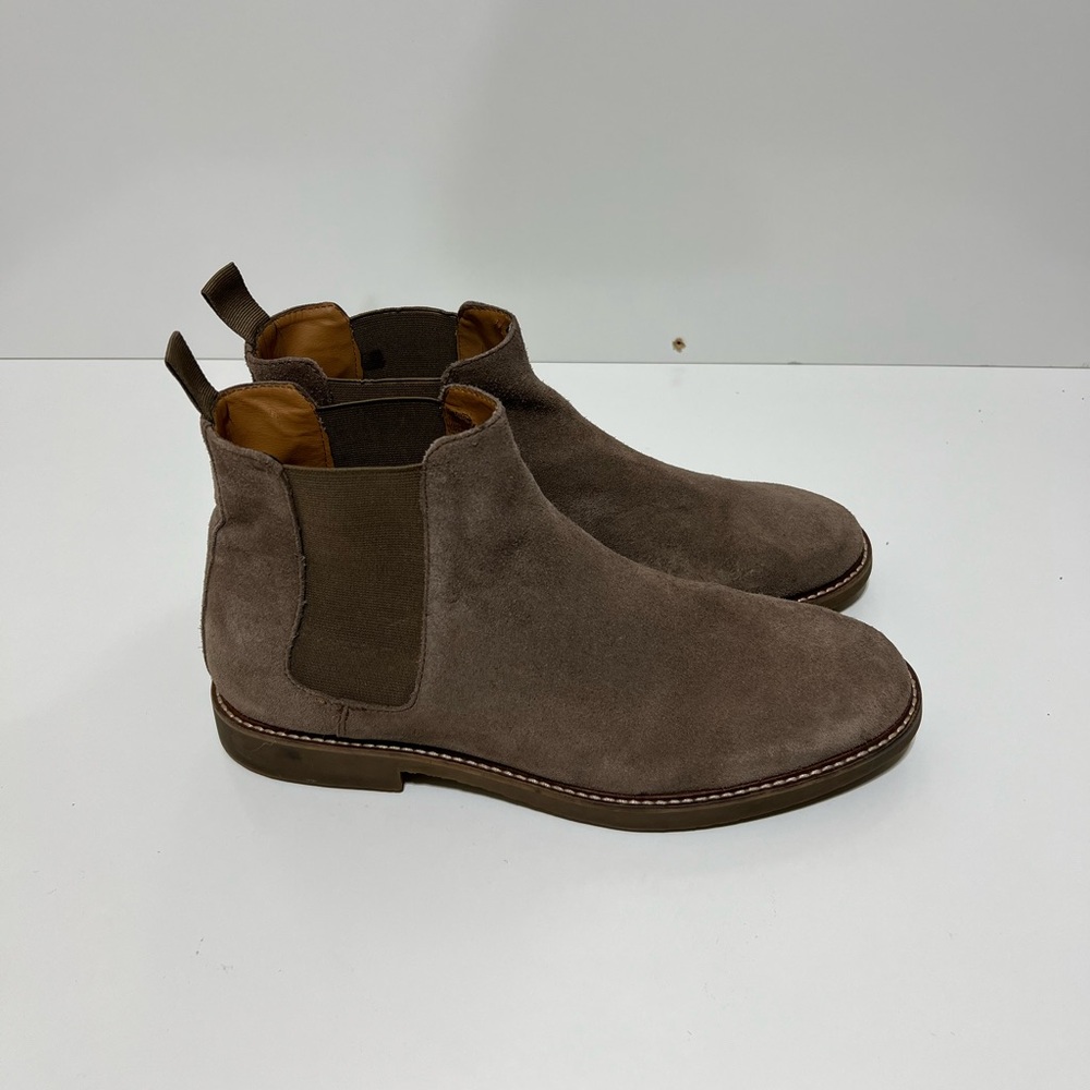 Steve Madden Men's Suede Chelsea Boots in Taupe